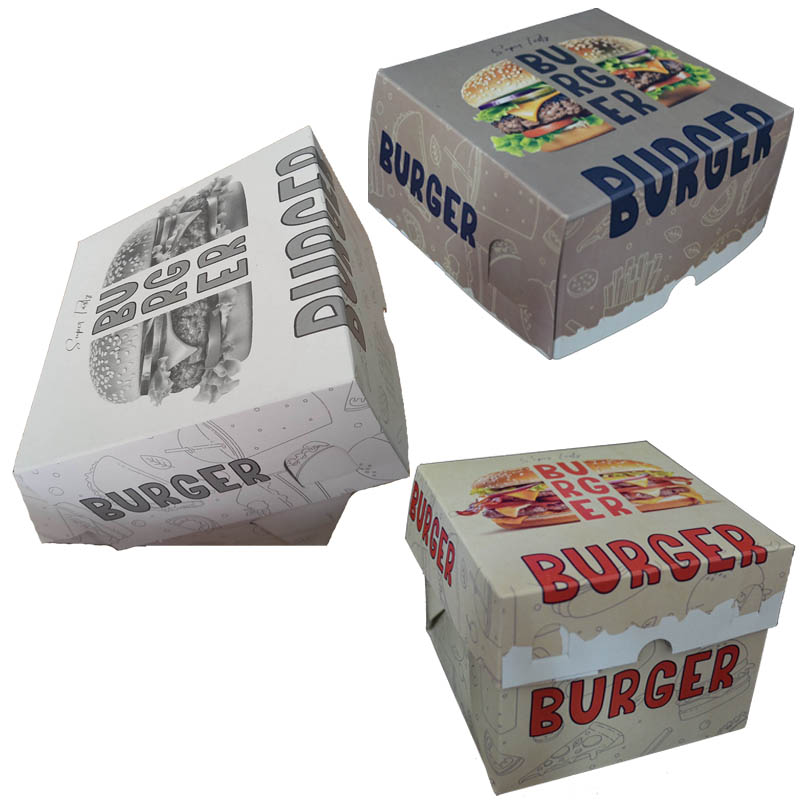 Kutije za burger - Izrada i štampa kutiaj za burger Papirgraf